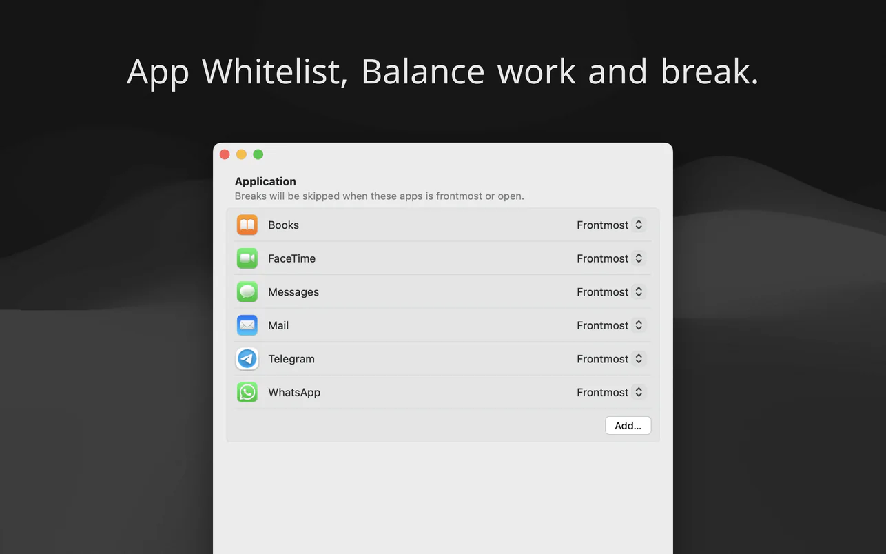 1Break feature screenshot 5